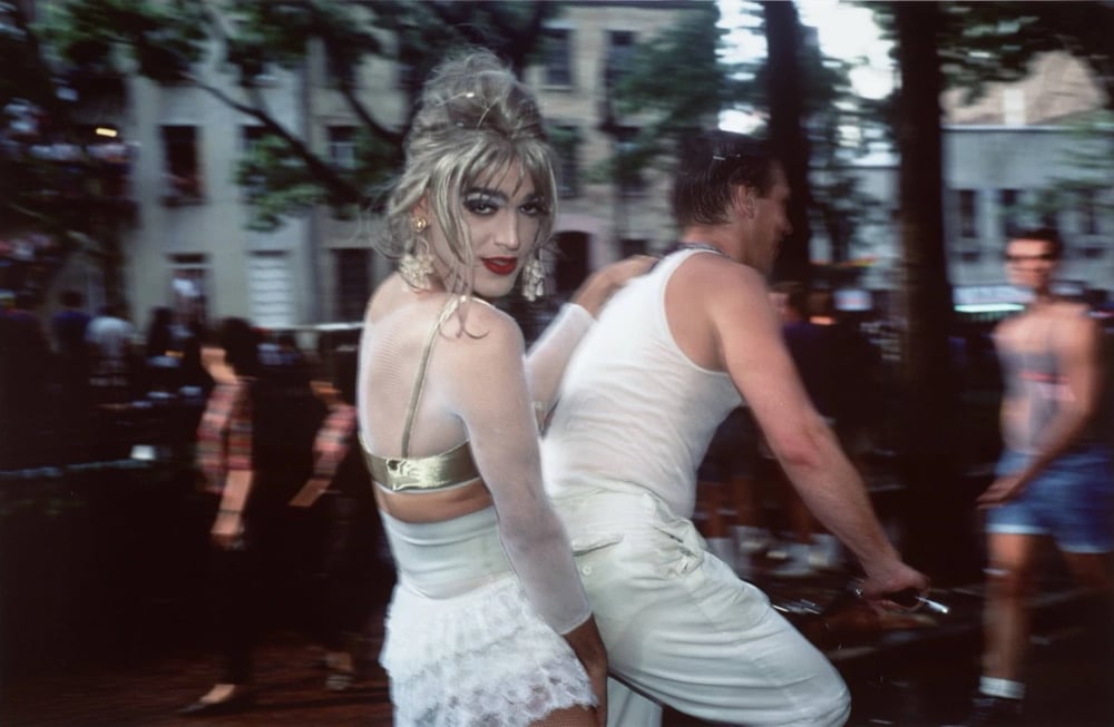 Jimmy Paulette & Misty in a taxi. NYC. 1991. © Nan Goldin.