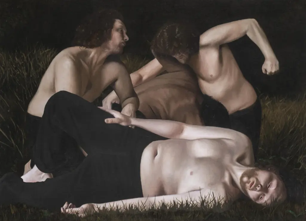 François Malingrey. Le Gisant et la bagarre. 2024.