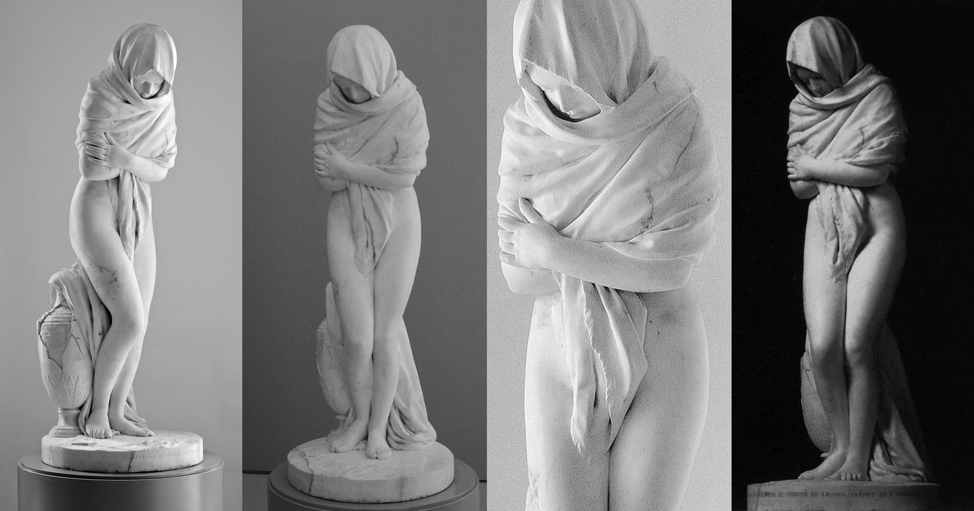 Jean-Antoine Houdon. L’Hiver ou la Frileuse