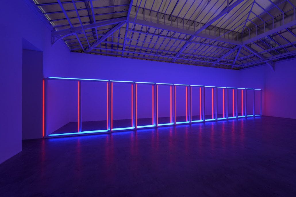 © Dan Flavin. Courtesy David Zwirner gallery.