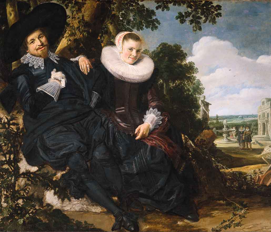 Frans Hals, « Portrait de mariage d’Isaac Massa et Beatrix Van der Laen », vers 1622. Rijksmuseum.