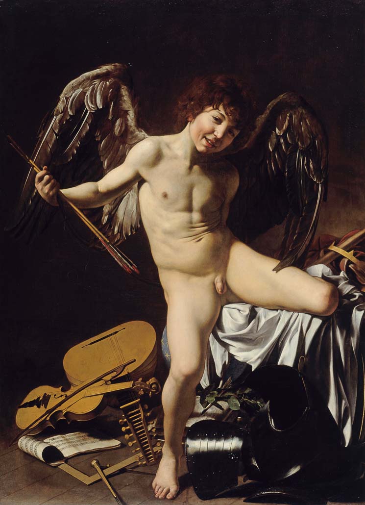 Le Caravage, « Amor Vincit Omnia », vers 1601-1602. Gemäldegalerie de Berlin