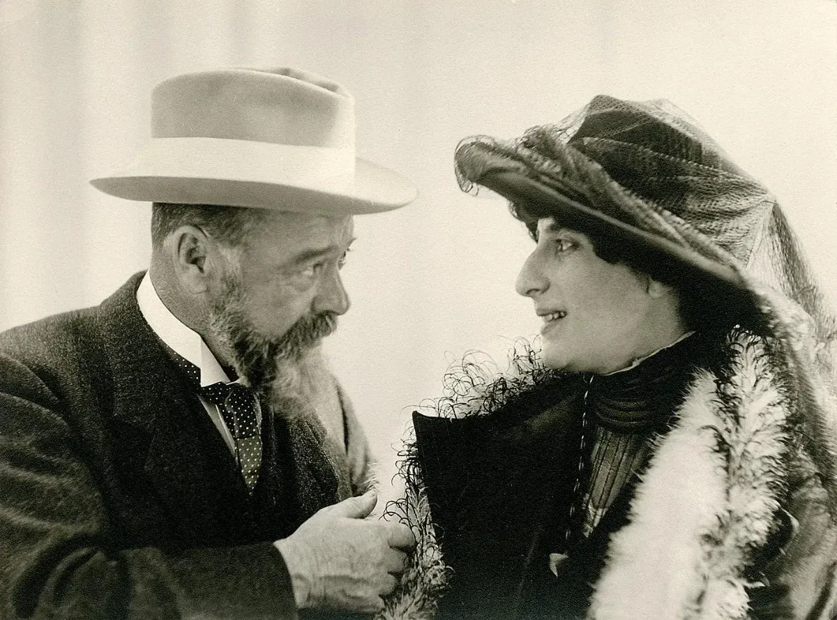 Ferdinand Hodler et  Valentine Godè-Darel.