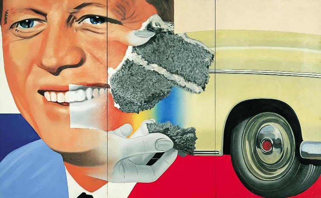 James Rosenquist, « President Elect », 11960-1961. Centre Pompidou.