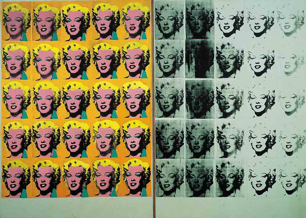 Andy Warhol, « Marilyn Diptych », 1962.