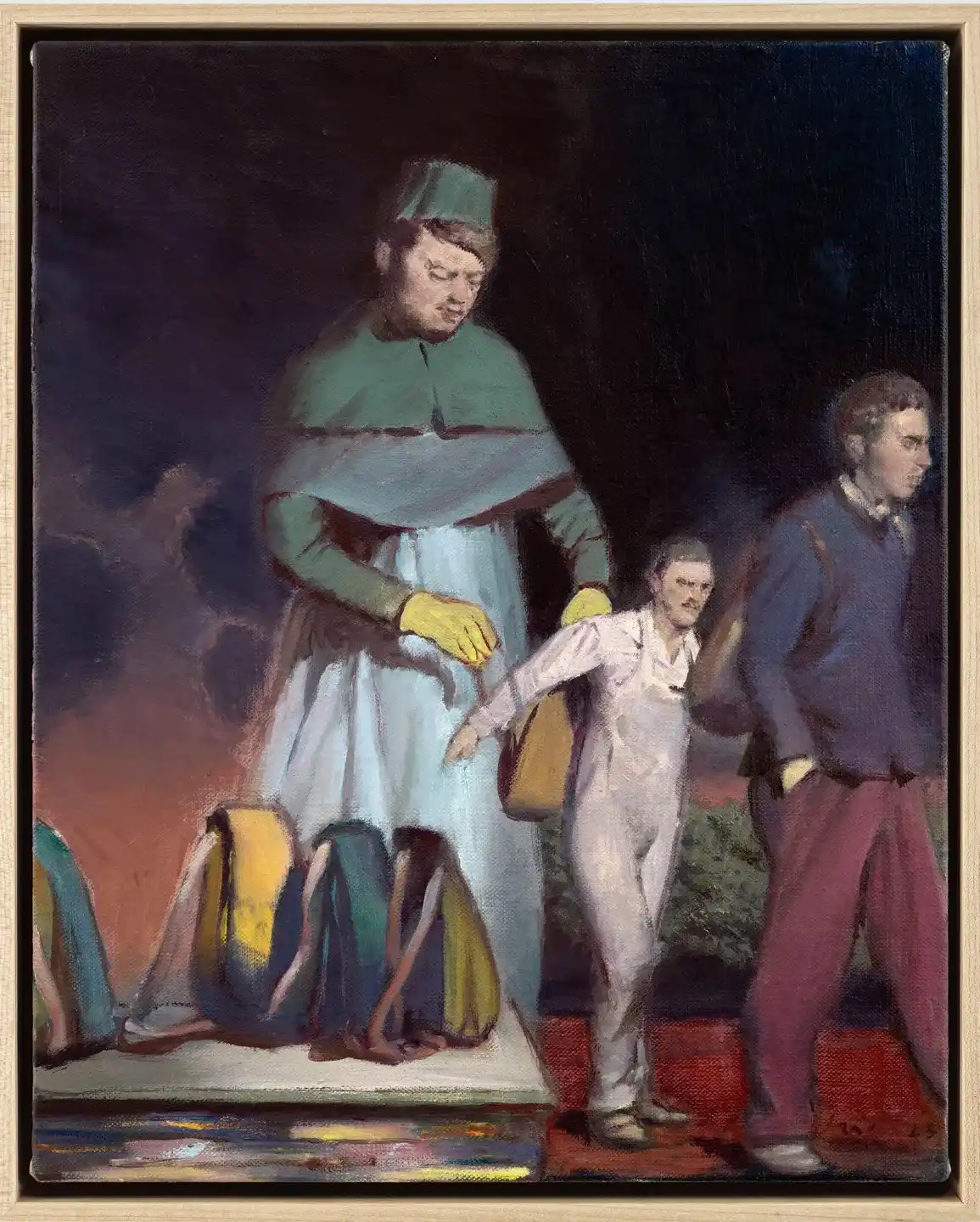 Neo rauch, Die Beladung, 2023.