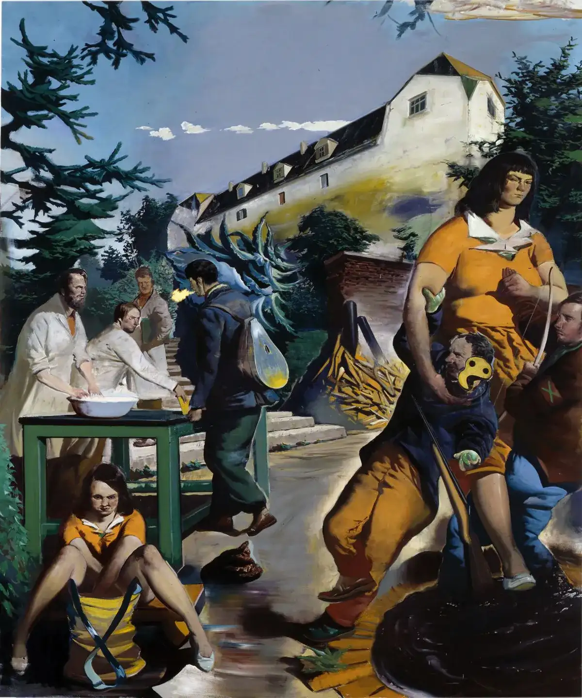 Neo Rauch, Die Aufnahme, 2008.