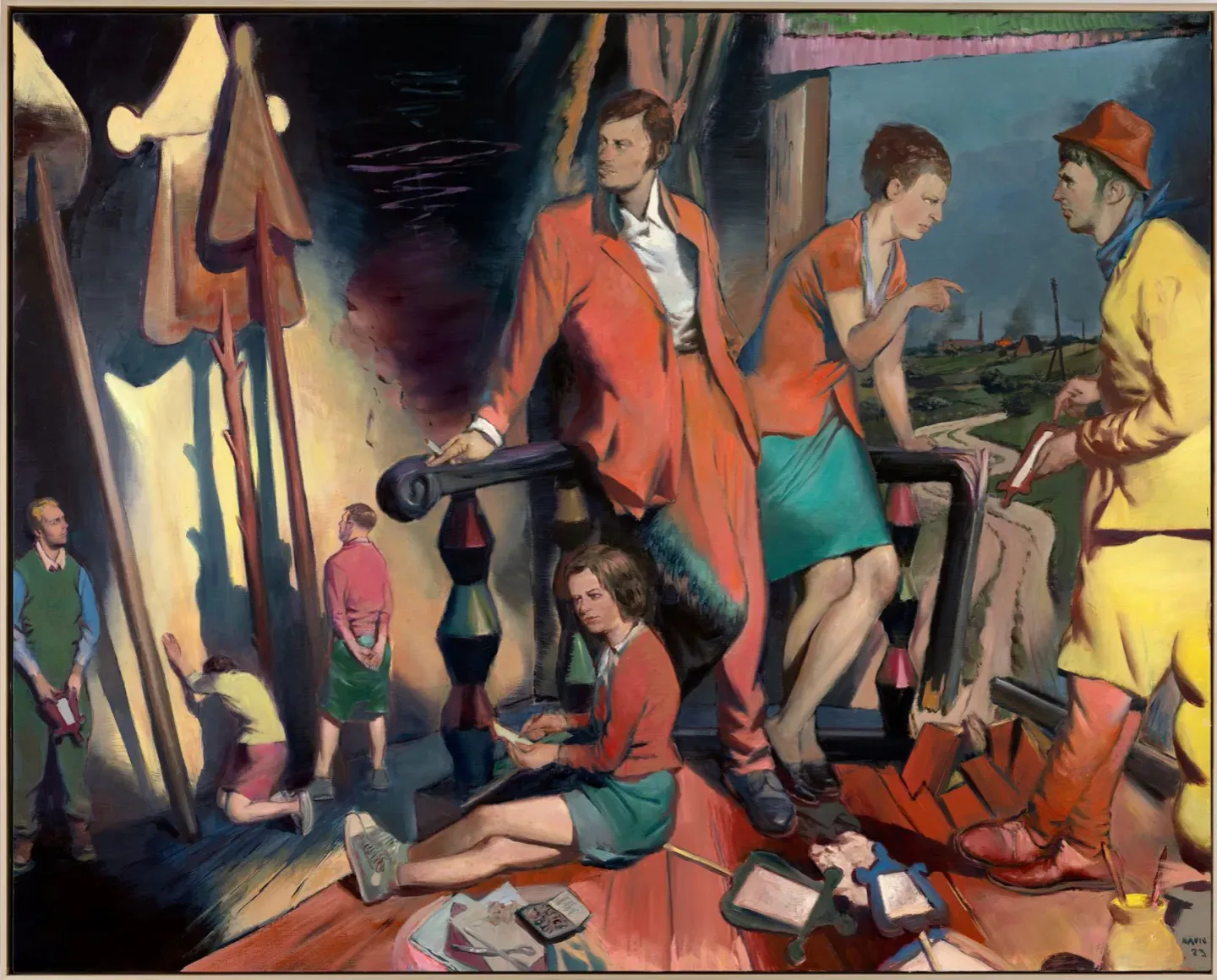 Neo Rauch, Feldzeichen, 2023.