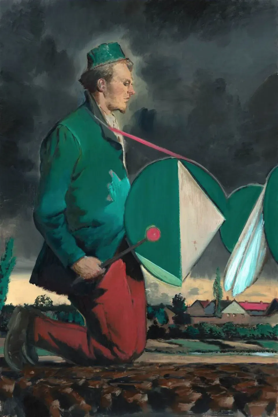 Neo Rauch, joueur de tambour.