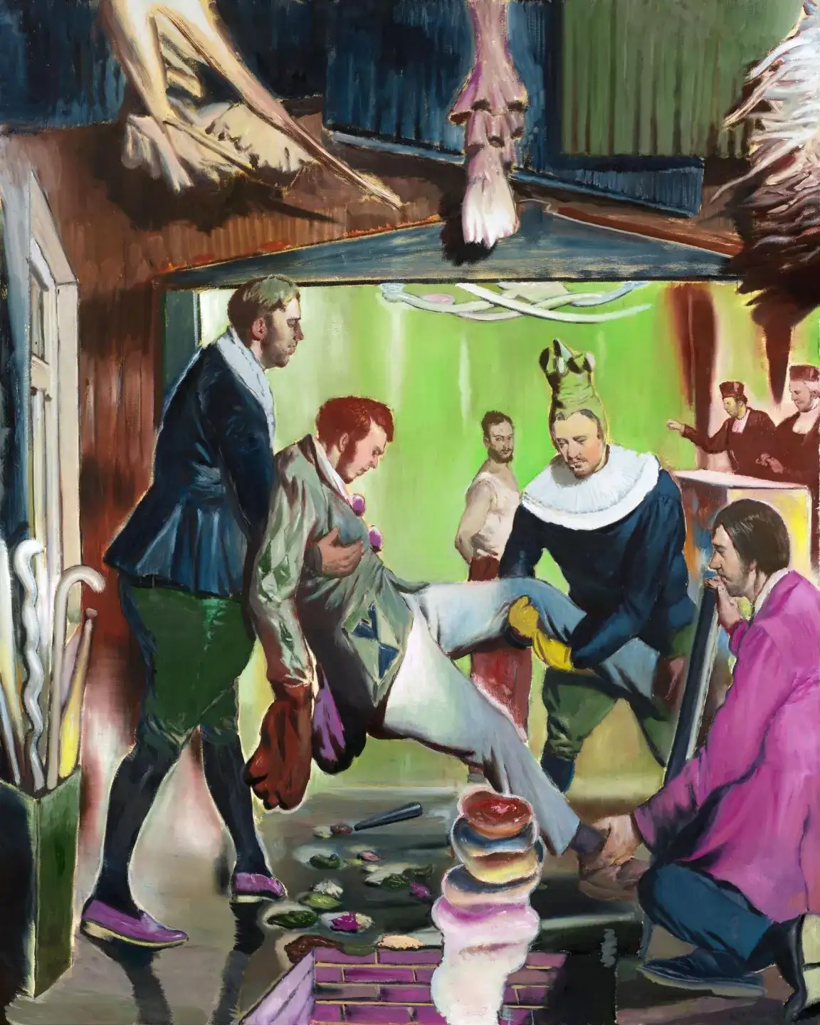 Neo rauch et collage narratif.
