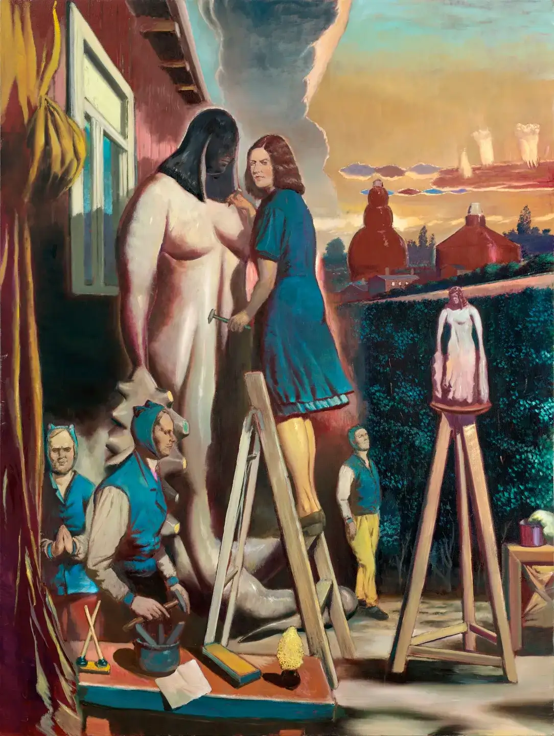 Neo rauch, la sculptrice.