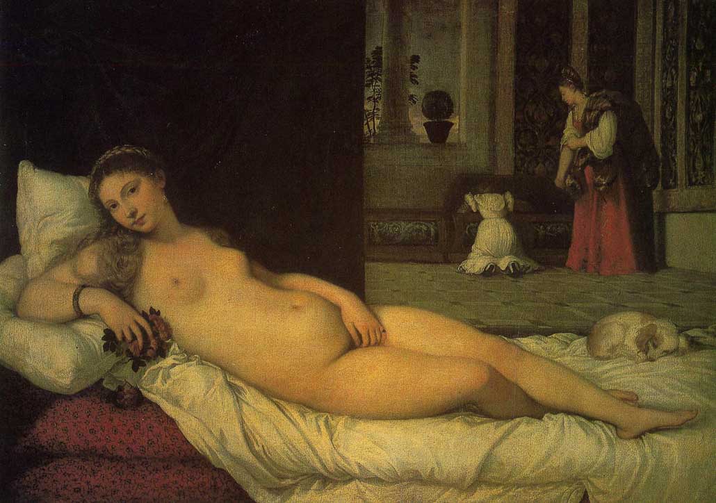 Titien, « Vénus d’Urbin », 1538. Galerie des Offices de Florence.