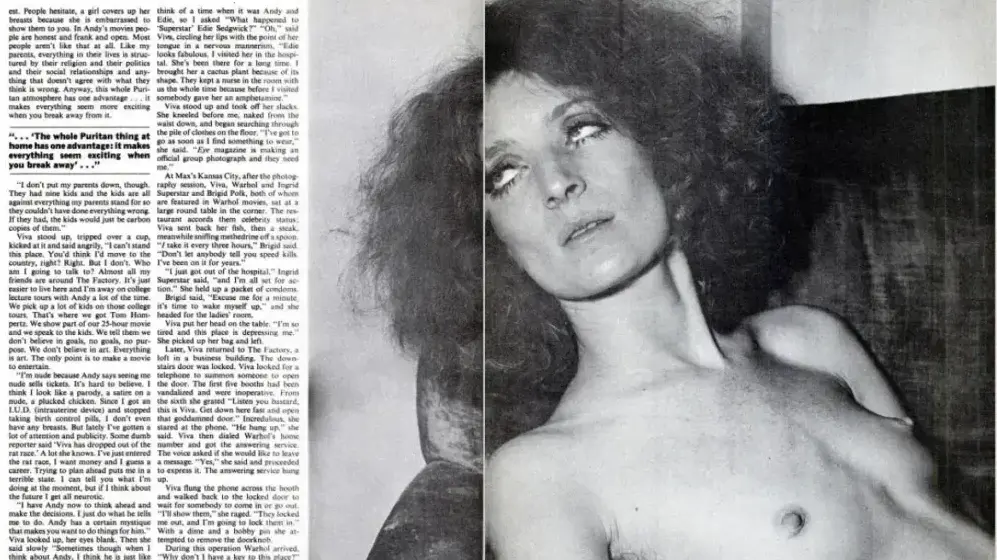 Diane Arbus et Viva, scandale et manipulation