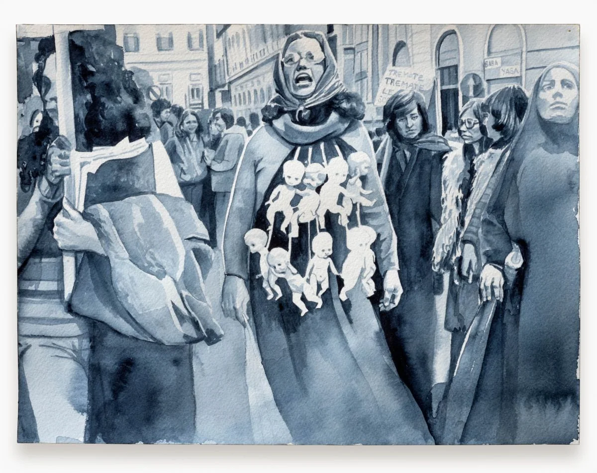 Peinture de Giulia Andreani.