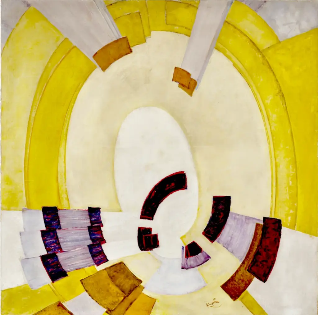 František Kupka. La Forme du jaune. 1919-23.
