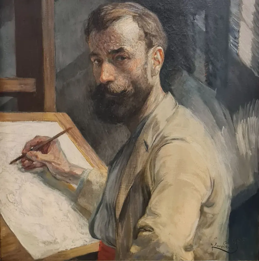 František Kupka. Autoportrait, 1905 - Prague National Gallery.
